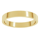 10K Yellow Gold 3 mm Flat Band Size 5