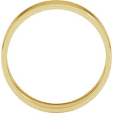 14K Yellow Gold 5 mm Ultra-Lightweight Flat Band Size 11