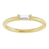 14K Yellow Gold 1/6 CTW Lab-Grown Diamond Stackable Ring