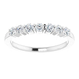 14K White 1/3 CTW Natural Diamond Anniversary Band