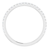Platinum 1/4 CTW Natural Diamond Anniversary Band