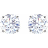 14K White Gold 2 CTW Natural Diamond Earrings