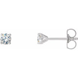 14K White Gold 1/3 CTW Natural Diamond Cocktail-Style Earrings