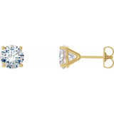 14K Yellow Gold 1 1/2 CTW Natural Diamond Cocktail-Style Earrings