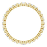 14K Yellow 1/2 CTW Natural Diamond Eternity Band Size 5