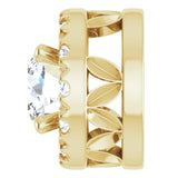 14K Yellow 1/3 CTW Natural Diamond Pendant