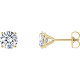 14K Yellow Gold 3/4 CTW Natural Diamond Cocktail-Style Earrings