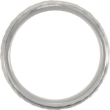 Titanium & 18K Yellow Gold-Plated Inlay 7 mm Beveled-Edge Band Size 12