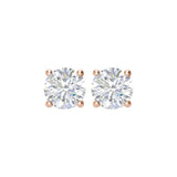 14K Rose Gold 2 CTW Natural Diamond Earrings