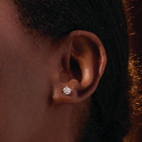 14K White Gold 3 CTW Lab-Grown Diamond Earrings