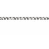 Sterling Silver 1.8 mm Wheat Chain by the Inch