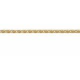14K Yellow Recycled Metal 1.25 mm Chain by the Inch