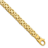 14k Polished Fancy Link Bracelet