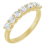 14K Yellow 5/8 CTW Lab-Grown Diamond Anniversary Band