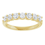 14K Yellow 5/8 CTW Lab-Grown Diamond Anniversary Band