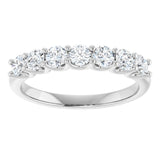 14K White 5/8 CTW Lab-Grown Diamond Anniversary Band