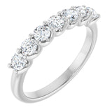 Platinum 5/8 CTW Lab-Grown Diamond Anniversary Band