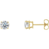 14K Yellow Gold 1/3 CTW Natural Diamond Earrings