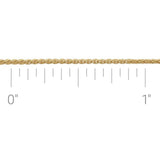 14K Yellow Gold-Filled 1.8 mm Wheat Chain by the Inch