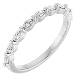 Platinum 1/4 CTW Lab-Grown Diamond Anniversary Band