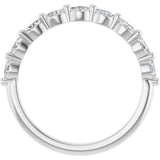 Platinum 1/4 CTW Lab-Grown Diamond Anniversary Band