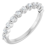 Platinum 1/2 CTW Lab-Grown Diamond Anniversary Band