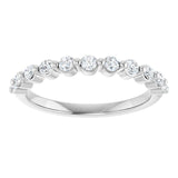 Platinum 1/2 CTW Lab-Grown Diamond Anniversary Band