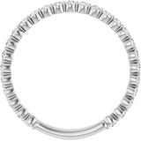 14K White 1/3 CTW Lab-Grown Diamond Anniversary Band
