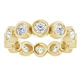 14K Yellow 1 1/6 CTW Lab-Grown Diamond  Eternity Band