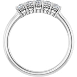 Platinum 1/3 CTW Lab-Grown Diamond  Anniversary Band
