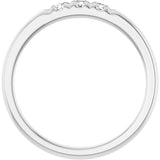 14K White 1/5 CTW Lab-Grown Diamond  Anniversary Band