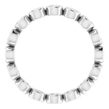 Platinum 1/2 CTW Natural Diamond Eternity Band