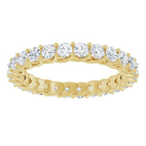 14K Yellow 1 3/8 CTW Natural Diamond Eternity Band