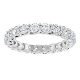 14K White 1 7/8 CTW Natural Diamond Eternity Band