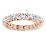 14K Rose 2 CTW Natural Diamond Eternity Band