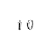 Bulova Sterling Silver 925 Luxury Jewelry Mens Earring