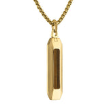 Bulova Stainless Steel Luxury Jewelry Mens Necklace