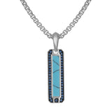 Bulova Sterling Silver 925 Performance Jewelry Mens Pendant