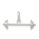 Sterling Silver Barbell Charm
