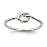Sterling Silver Polished Knot Ring