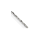 Sterling Silver .85mm Diamond-cut Round Spiga Chain
