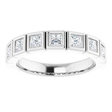 Bezel-Set Anniversary Band