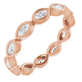Bezel-Set Eternity Band