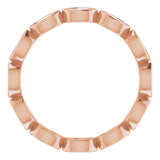 Bezel-Set Eternity Band