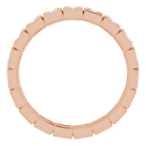 Bezel-Set Eternity Band