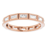 Bezel-Set Eternity Band