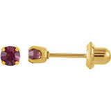 Inverness® Piercing Birthstone Stud Earrings