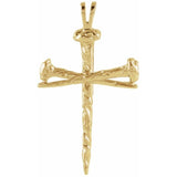 Nail Cross Necklace Or Pendant